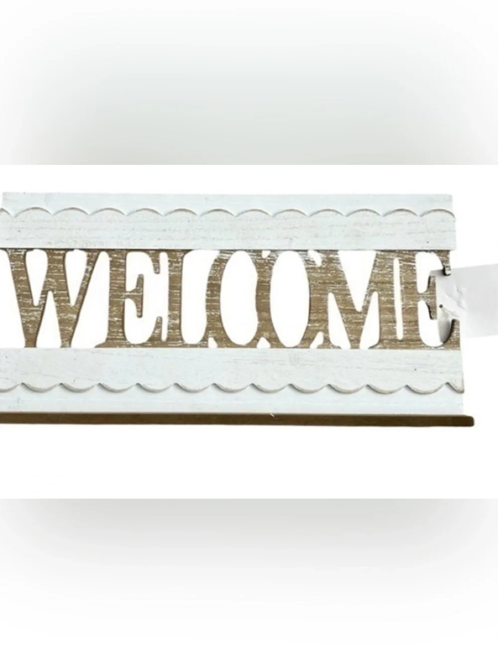 Wooden Welcome sign